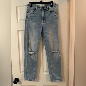 Hidden Classic Light Blue Distressed Women boot cut Jeans